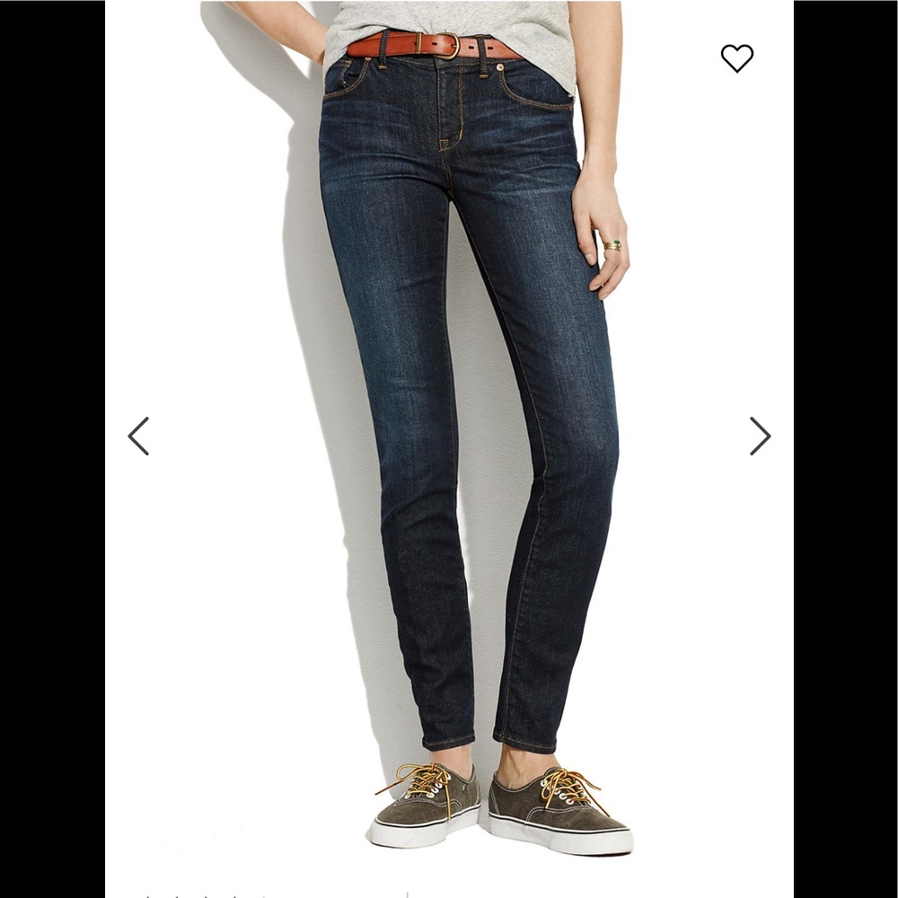 Madewell Skinny Skinny Jeans in Waterfall Wash